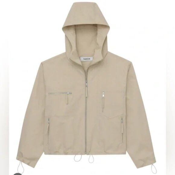 NWT | Thakoon Cotton Zip Up Jacket in Linen Tan Color Small - Picture 4 of 10